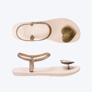 ZHOELALA – Sandals Comfort "BIG LOVE" • Golden Heart